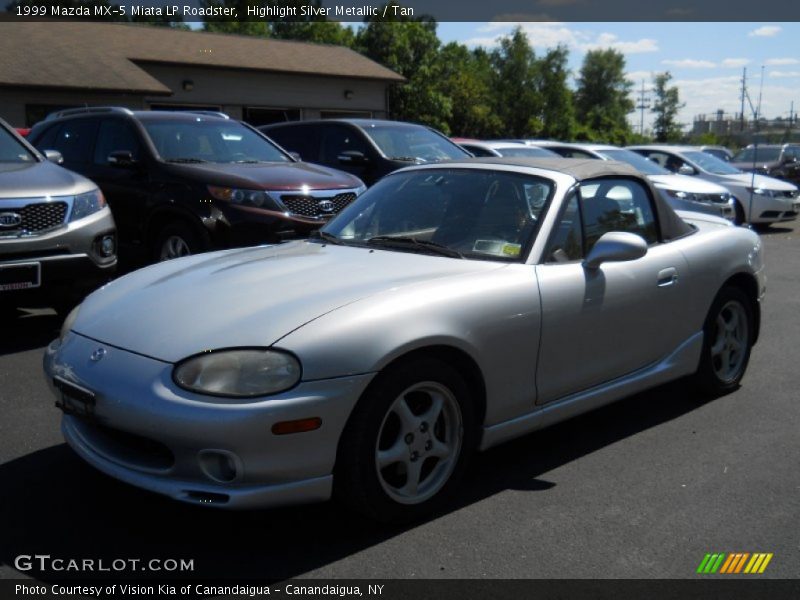 Highlight Silver Metallic / Tan 1999 Mazda MX-5 Miata LP Roadster