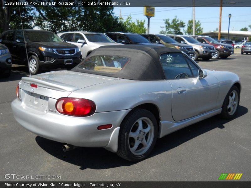 Highlight Silver Metallic / Tan 1999 Mazda MX-5 Miata LP Roadster