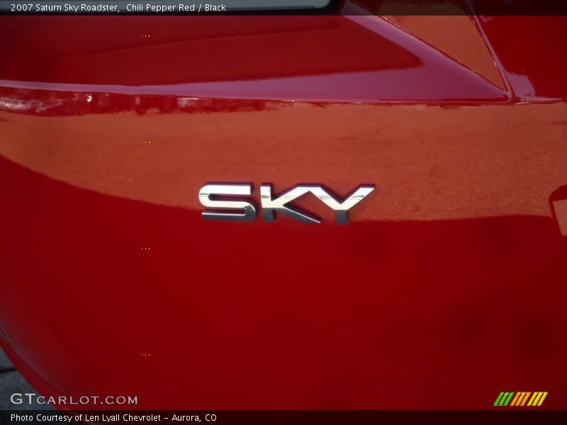 Chili Pepper Red / Black 2007 Saturn Sky Roadster