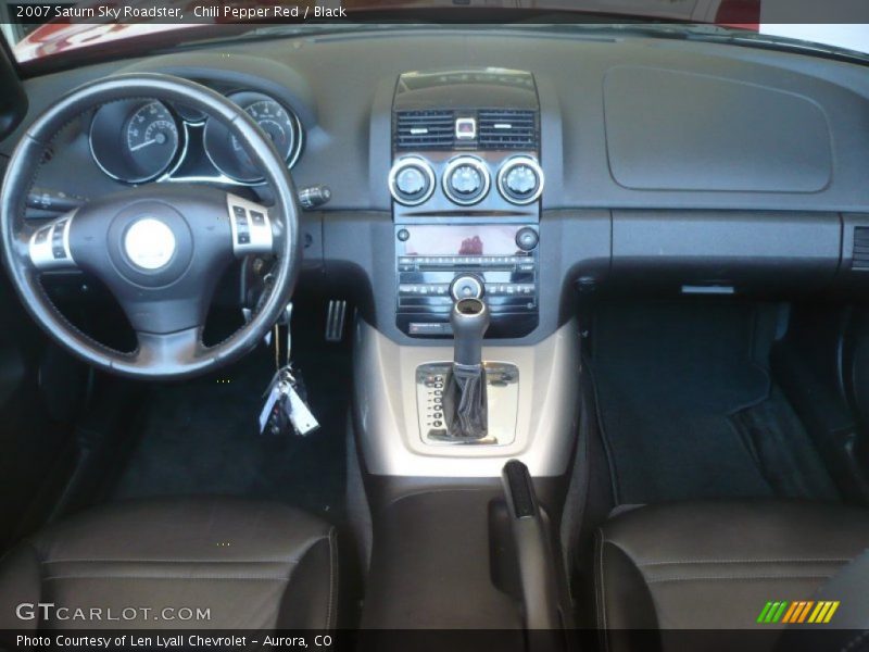 Chili Pepper Red / Black 2007 Saturn Sky Roadster