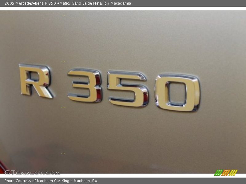 Sand Beige Metallic / Macadamia 2009 Mercedes-Benz R 350 4Matic