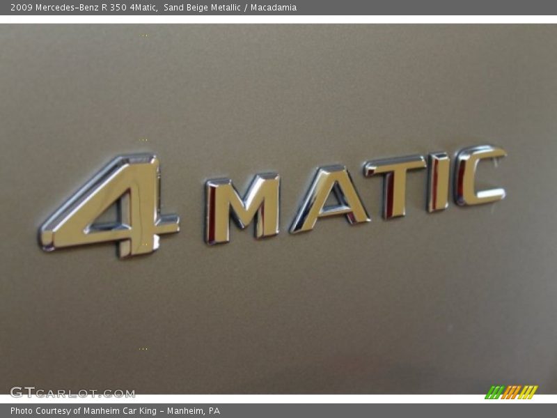 Sand Beige Metallic / Macadamia 2009 Mercedes-Benz R 350 4Matic