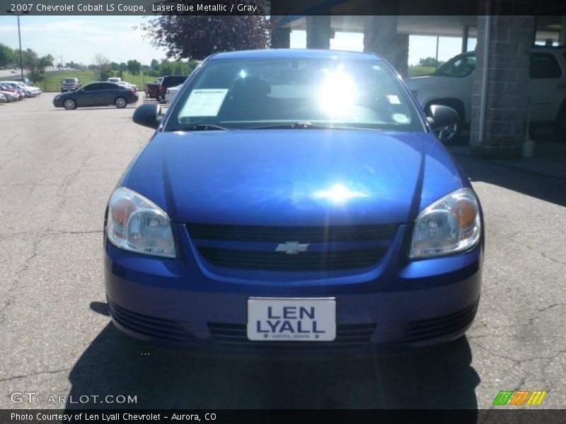 Laser Blue Metallic / Gray 2007 Chevrolet Cobalt LS Coupe