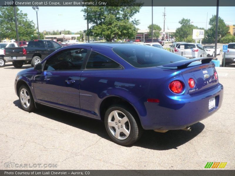 Laser Blue Metallic / Gray 2007 Chevrolet Cobalt LS Coupe