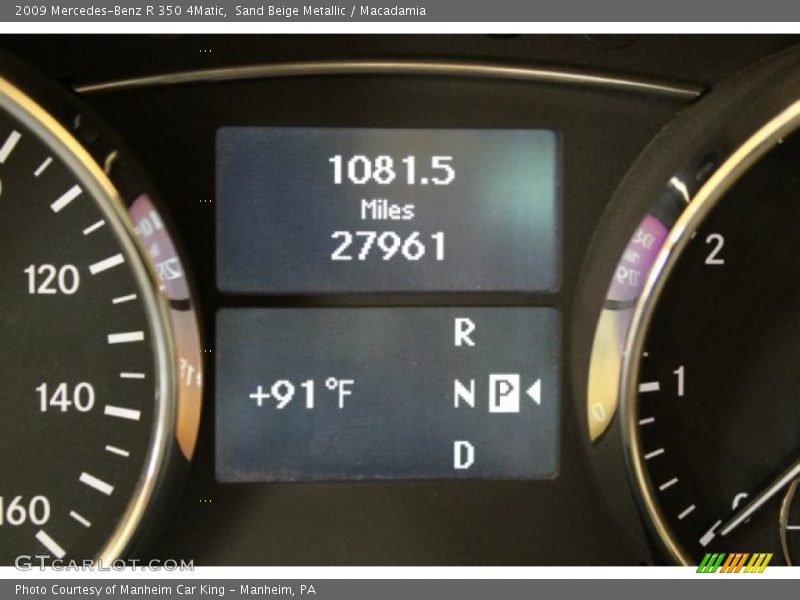 Sand Beige Metallic / Macadamia 2009 Mercedes-Benz R 350 4Matic