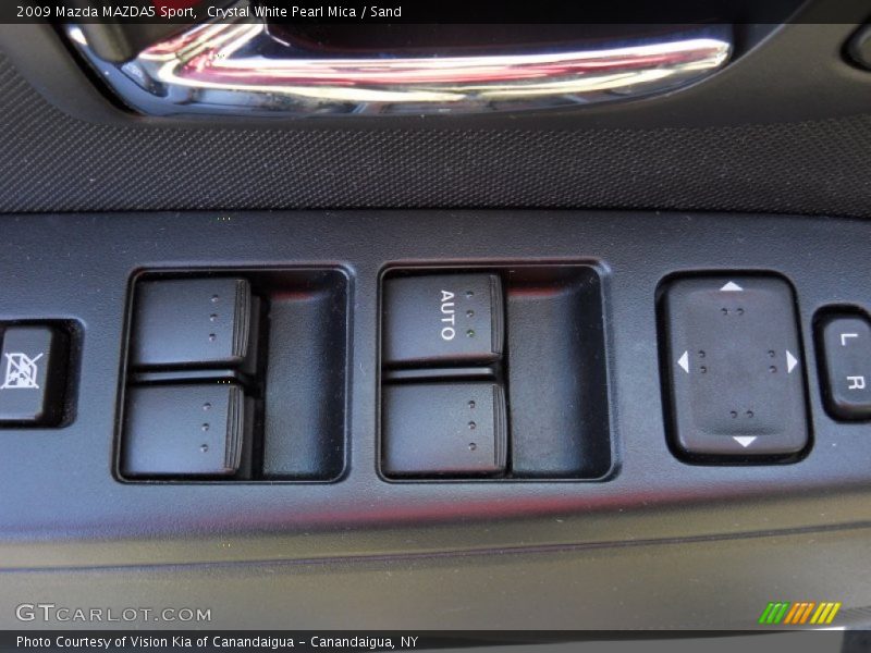 Crystal White Pearl Mica / Sand 2009 Mazda MAZDA5 Sport
