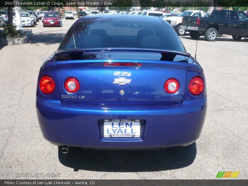Laser Blue Metallic / Gray 2007 Chevrolet Cobalt LS Coupe