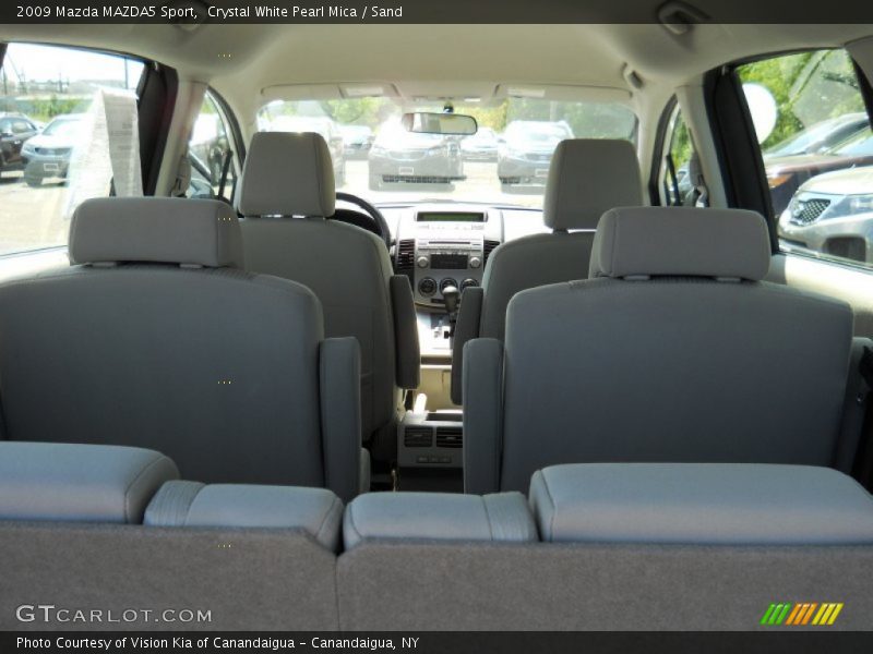 Crystal White Pearl Mica / Sand 2009 Mazda MAZDA5 Sport