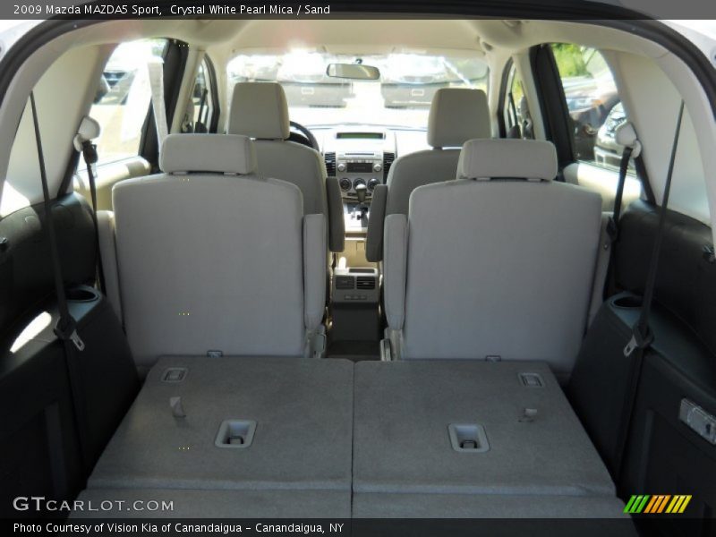 Crystal White Pearl Mica / Sand 2009 Mazda MAZDA5 Sport