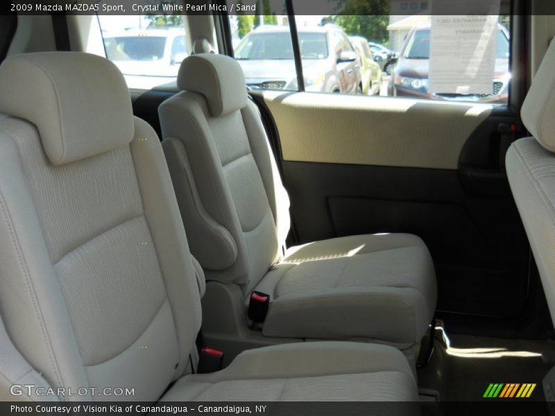 Crystal White Pearl Mica / Sand 2009 Mazda MAZDA5 Sport