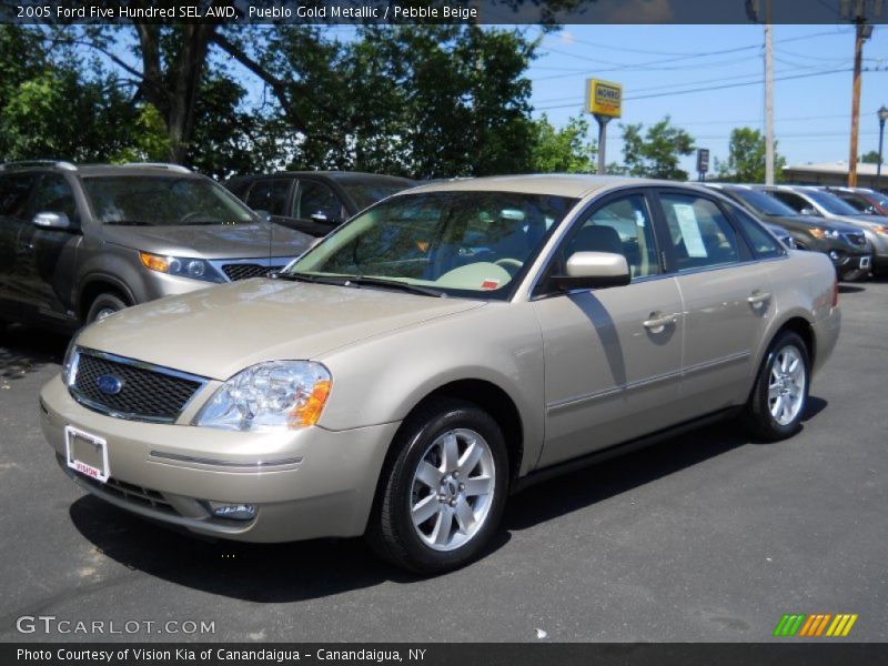 Pueblo Gold Metallic / Pebble Beige 2005 Ford Five Hundred SEL AWD