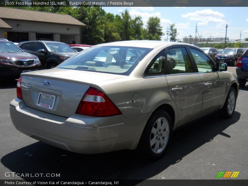 Pueblo Gold Metallic / Pebble Beige 2005 Ford Five Hundred SEL AWD