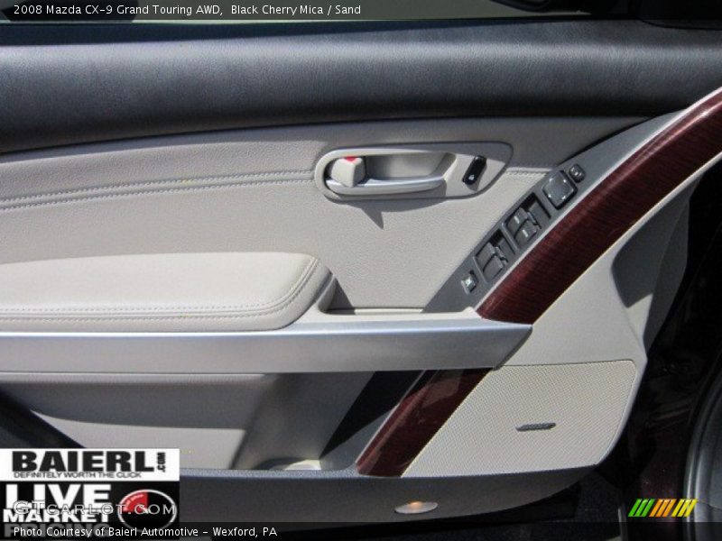 Black Cherry Mica / Sand 2008 Mazda CX-9 Grand Touring AWD