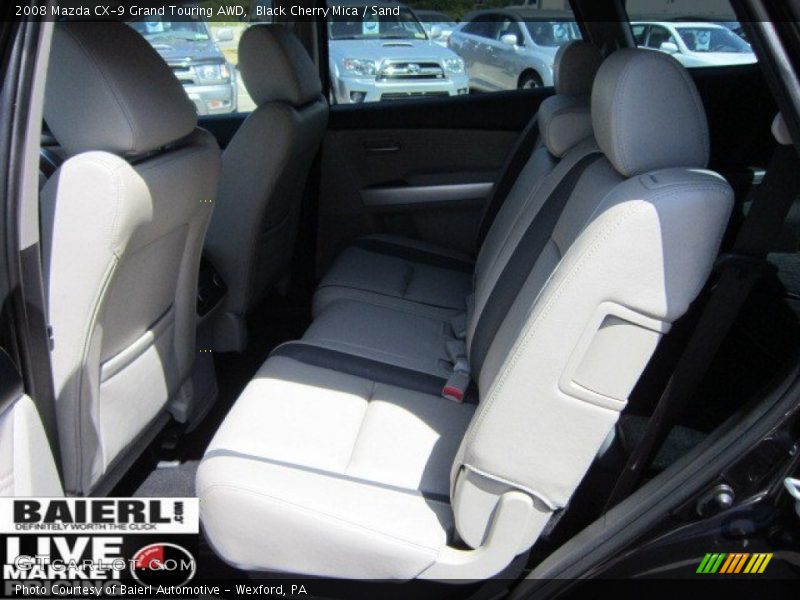 Black Cherry Mica / Sand 2008 Mazda CX-9 Grand Touring AWD