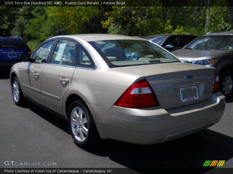 Pueblo Gold Metallic / Pebble Beige 2005 Ford Five Hundred SEL AWD