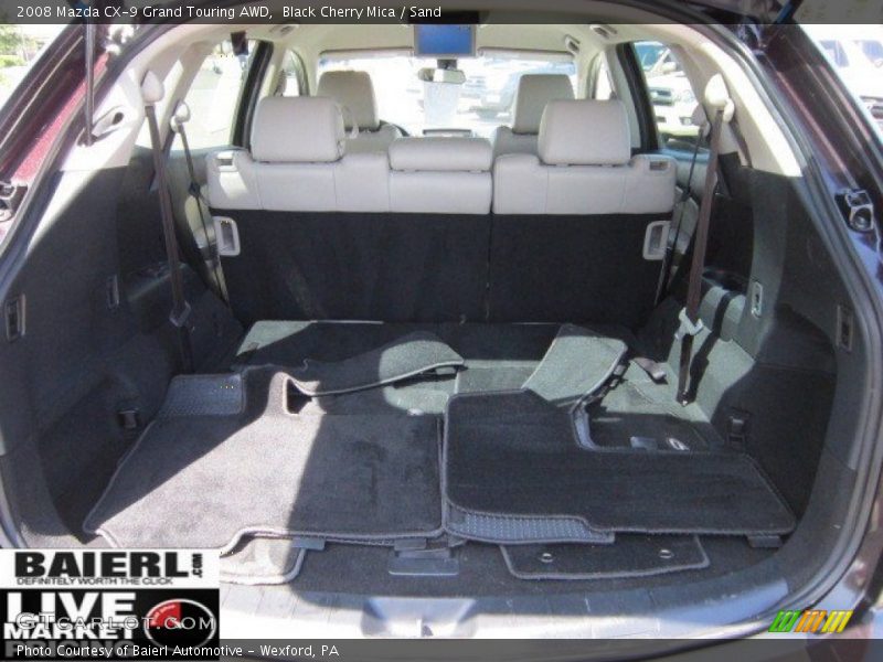 Black Cherry Mica / Sand 2008 Mazda CX-9 Grand Touring AWD