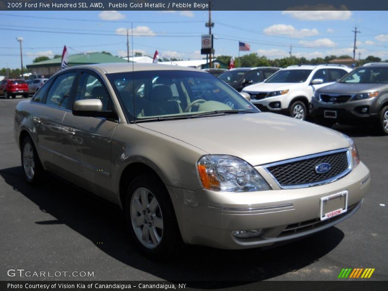 Pueblo Gold Metallic / Pebble Beige 2005 Ford Five Hundred SEL AWD