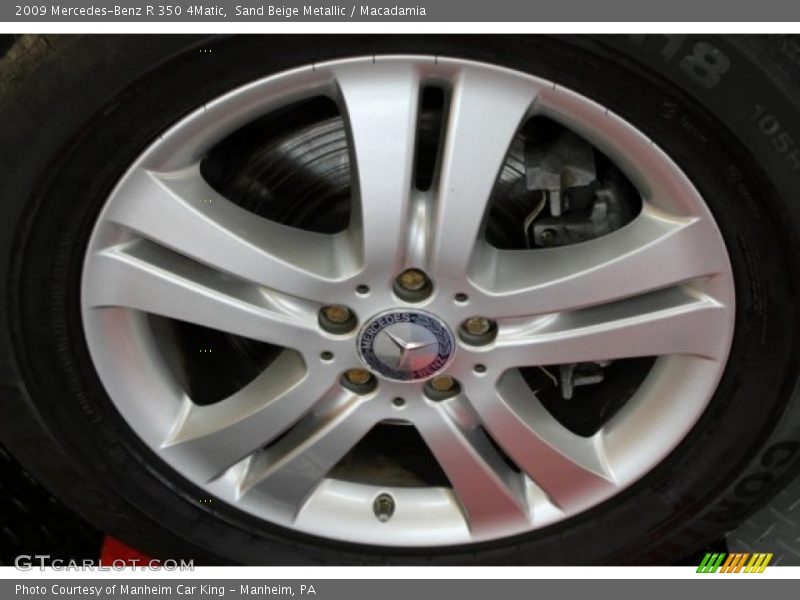 Sand Beige Metallic / Macadamia 2009 Mercedes-Benz R 350 4Matic