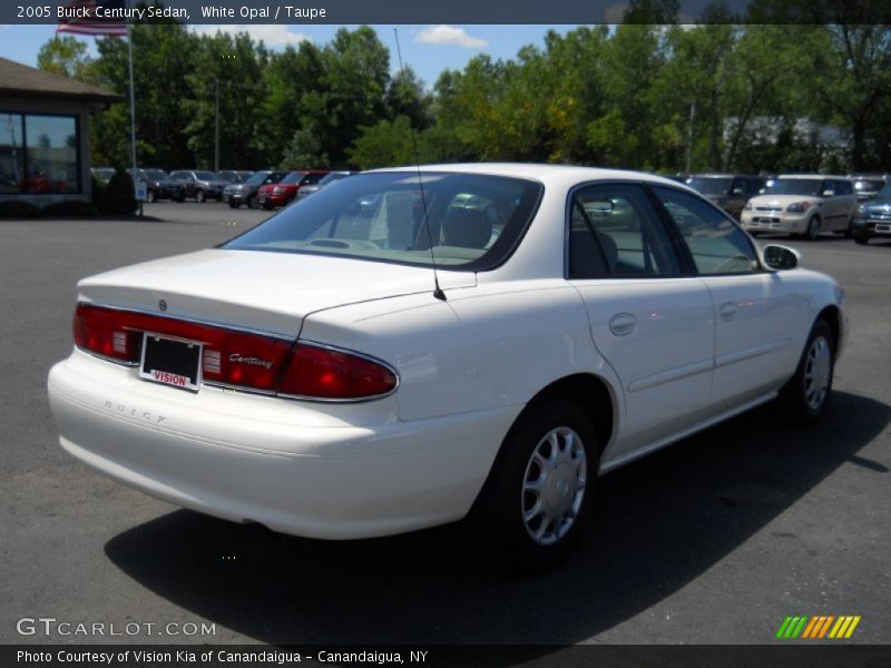 White Opal / Taupe 2005 Buick Century Sedan