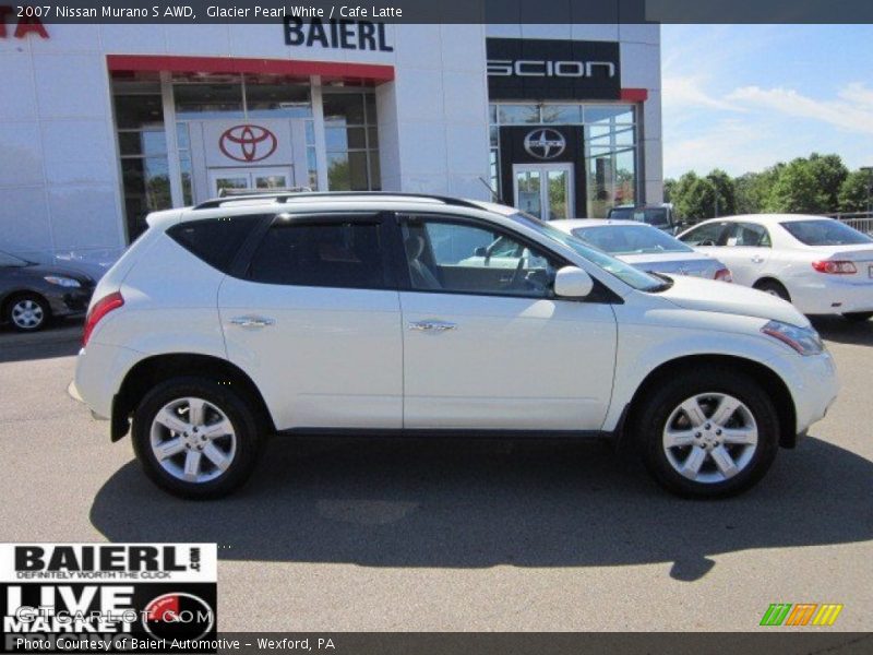 Glacier Pearl White / Cafe Latte 2007 Nissan Murano S AWD