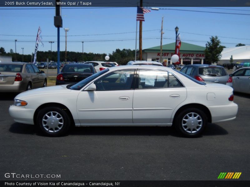 White Opal / Taupe 2005 Buick Century Sedan