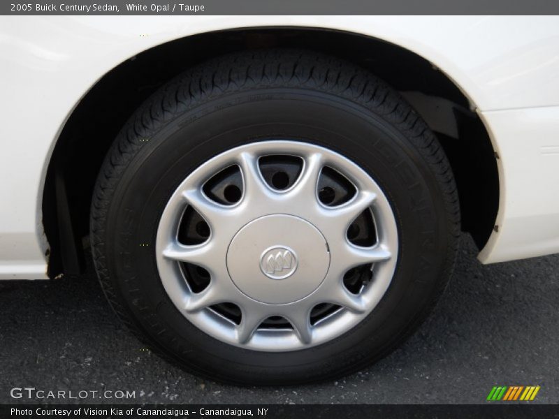 White Opal / Taupe 2005 Buick Century Sedan
