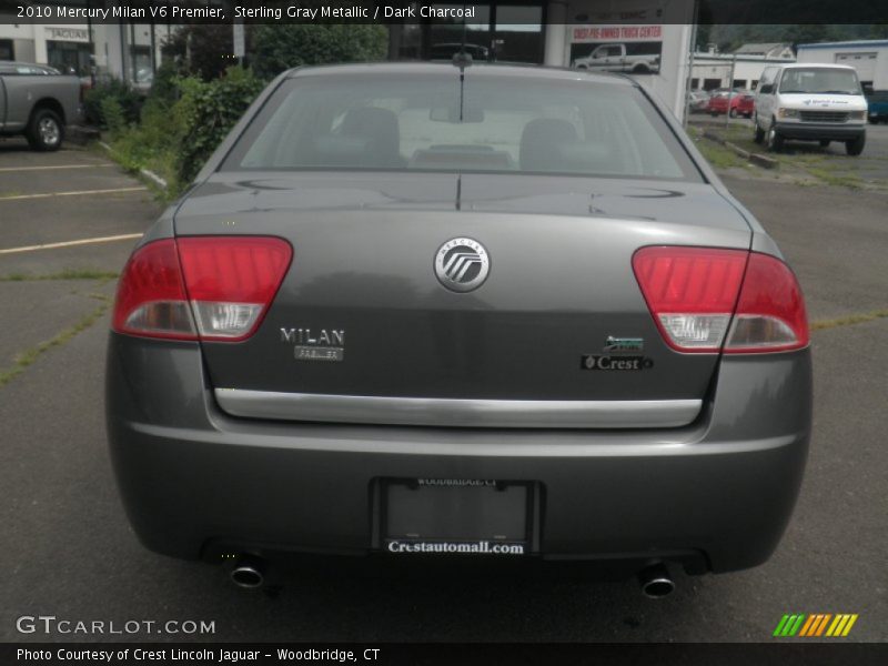 Sterling Gray Metallic / Dark Charcoal 2010 Mercury Milan V6 Premier