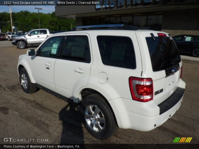 White Suede / Charcoal Black 2012 Ford Escape Limited V6 4WD
