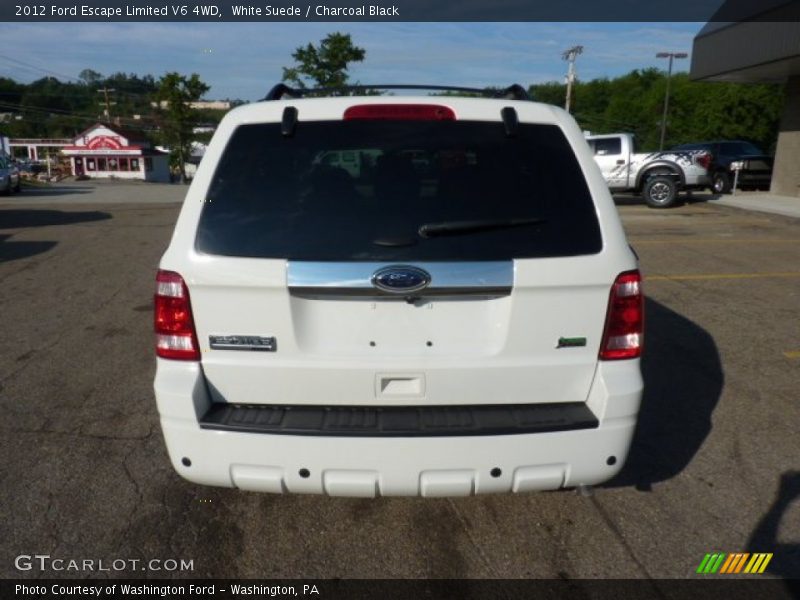 White Suede / Charcoal Black 2012 Ford Escape Limited V6 4WD
