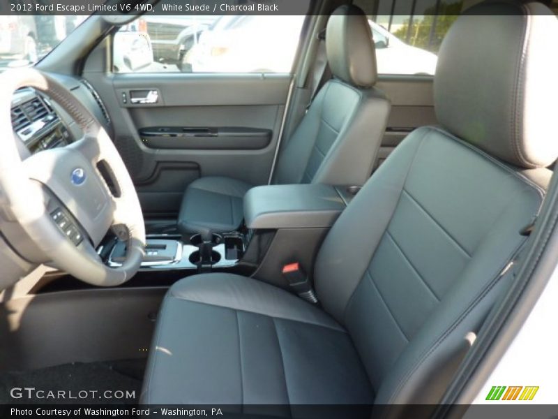  2012 Escape Limited V6 4WD Charcoal Black Interior