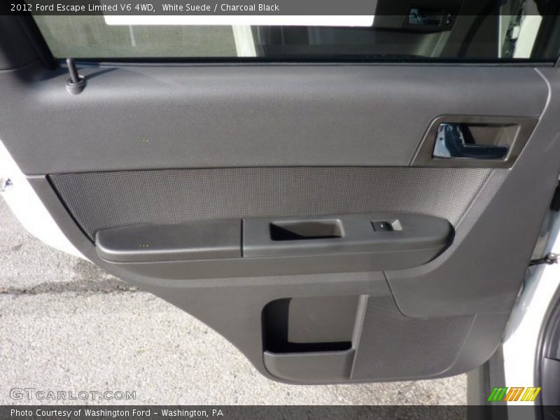 White Suede / Charcoal Black 2012 Ford Escape Limited V6 4WD