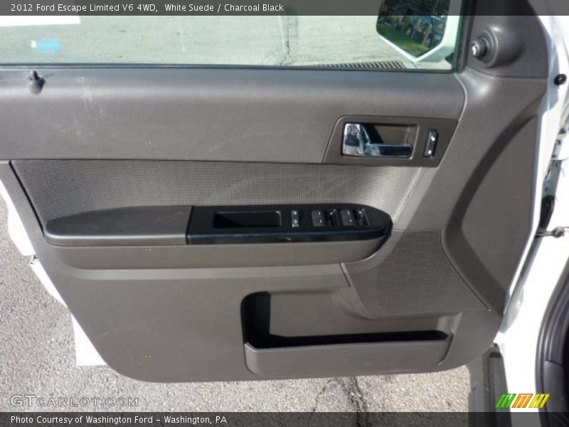 White Suede / Charcoal Black 2012 Ford Escape Limited V6 4WD