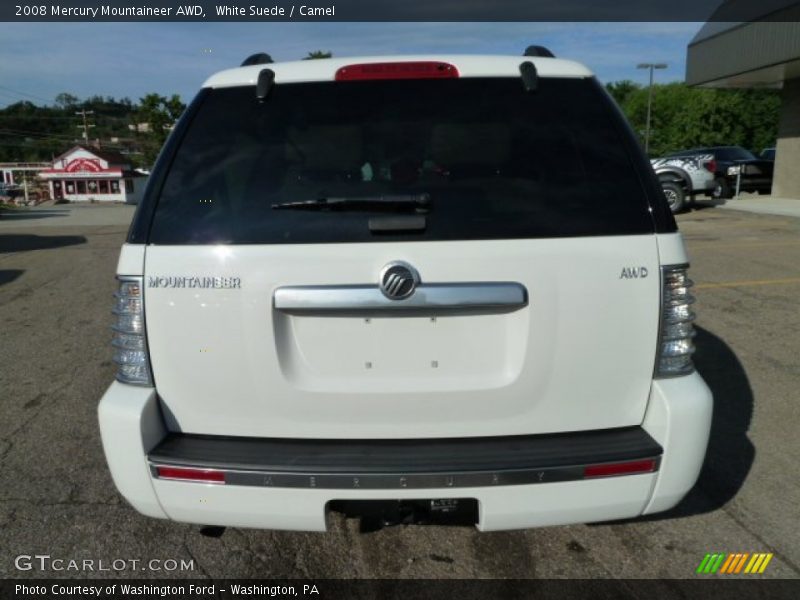 White Suede / Camel 2008 Mercury Mountaineer AWD