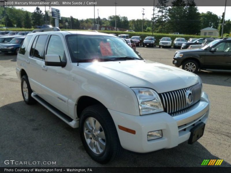 White Suede / Camel 2008 Mercury Mountaineer AWD