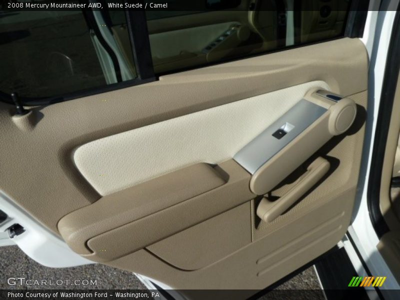 White Suede / Camel 2008 Mercury Mountaineer AWD