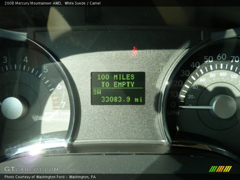 White Suede / Camel 2008 Mercury Mountaineer AWD