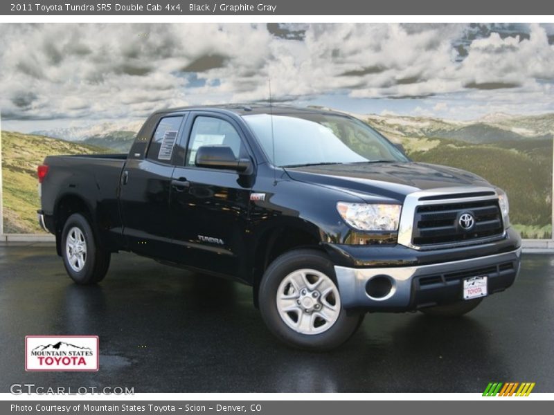 Black / Graphite Gray 2011 Toyota Tundra SR5 Double Cab 4x4