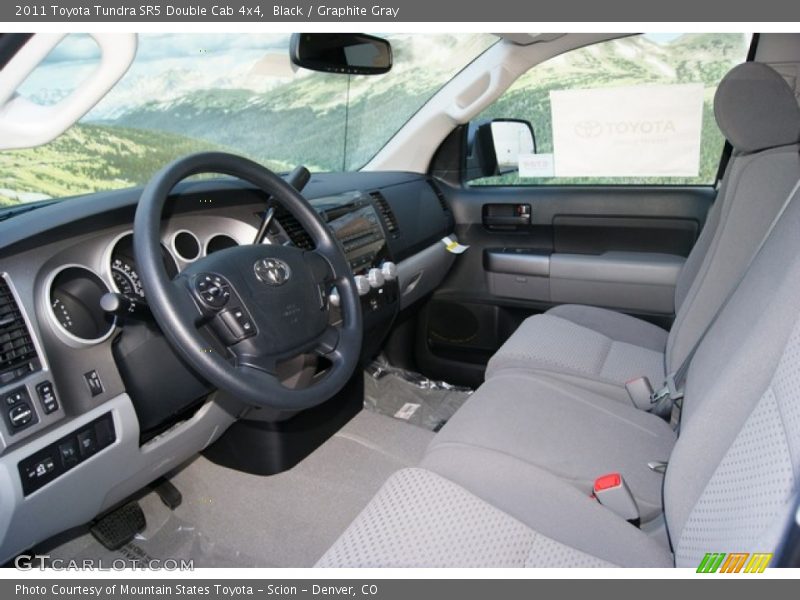 Black / Graphite Gray 2011 Toyota Tundra SR5 Double Cab 4x4