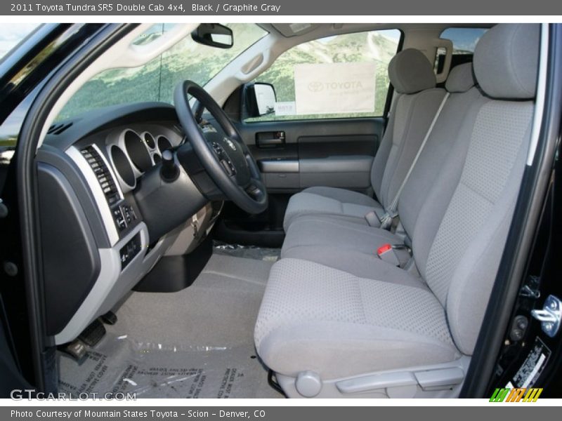 Black / Graphite Gray 2011 Toyota Tundra SR5 Double Cab 4x4