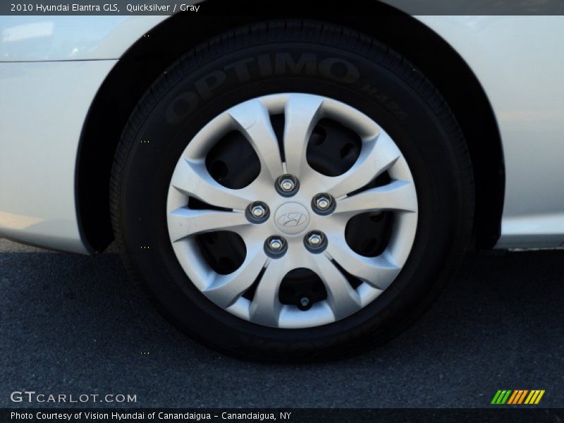 Quicksilver / Gray 2010 Hyundai Elantra GLS