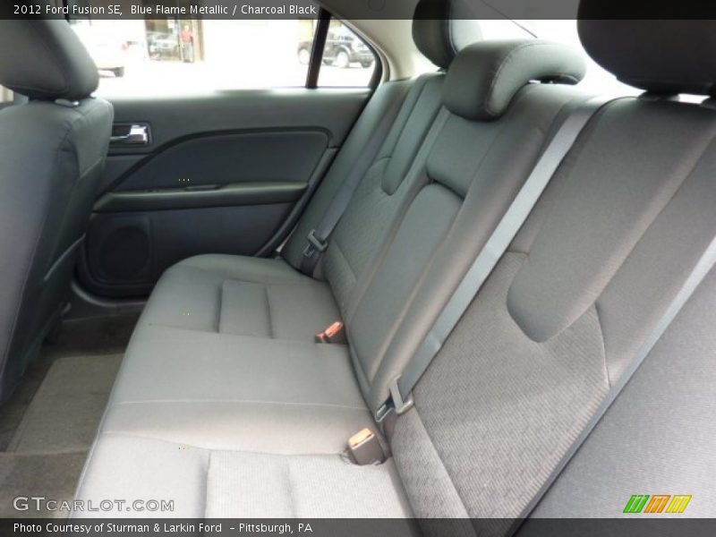 Blue Flame Metallic / Charcoal Black 2012 Ford Fusion SE
