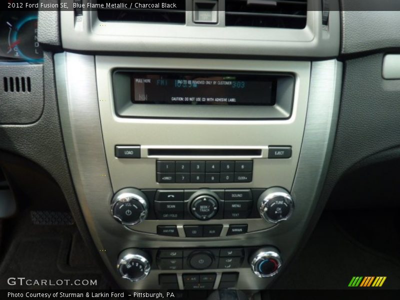Controls of 2012 Fusion SE
