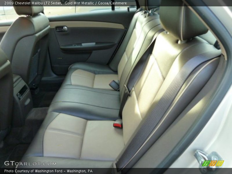 Gold Mist Metallic / Cocoa/Cashmere 2009 Chevrolet Malibu LTZ Sedan
