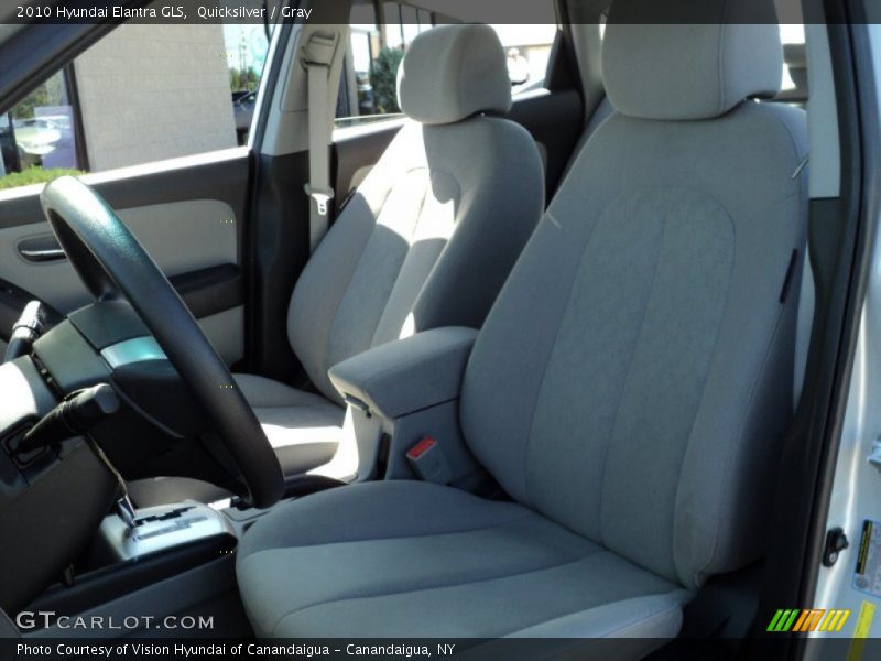 Quicksilver / Gray 2010 Hyundai Elantra GLS