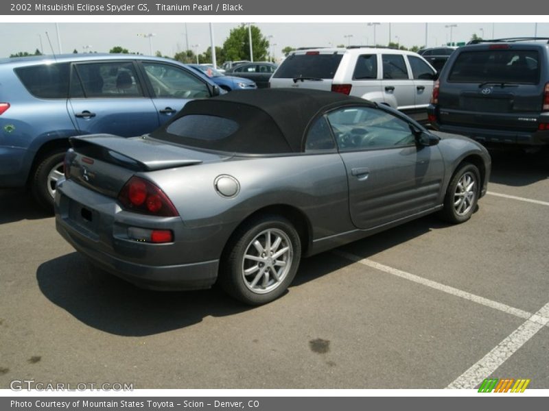 Titanium Pearl / Black 2002 Mitsubishi Eclipse Spyder GS