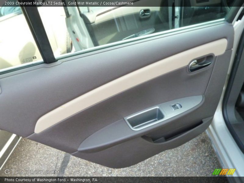 Gold Mist Metallic / Cocoa/Cashmere 2009 Chevrolet Malibu LTZ Sedan