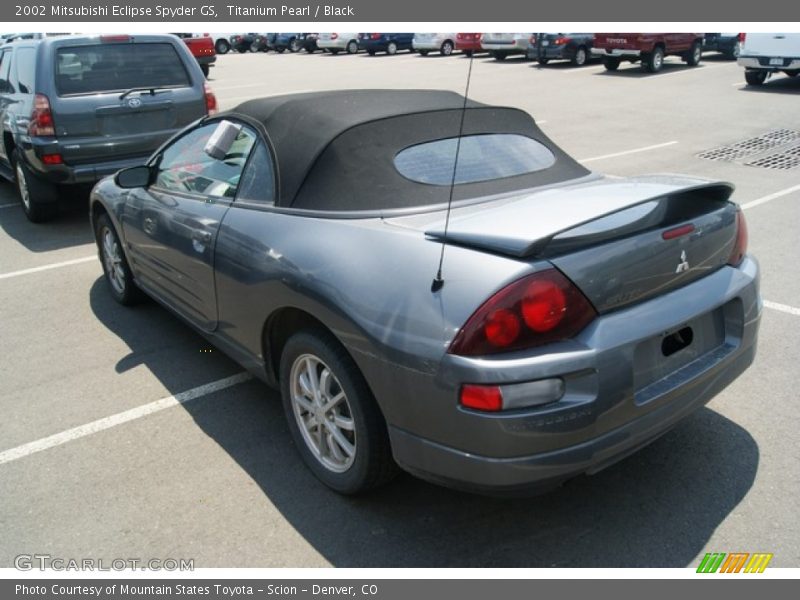 Titanium Pearl / Black 2002 Mitsubishi Eclipse Spyder GS