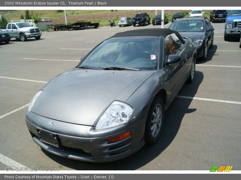 Titanium Pearl / Black 2002 Mitsubishi Eclipse Spyder GS