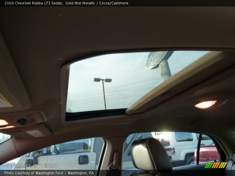 Gold Mist Metallic / Cocoa/Cashmere 2009 Chevrolet Malibu LTZ Sedan