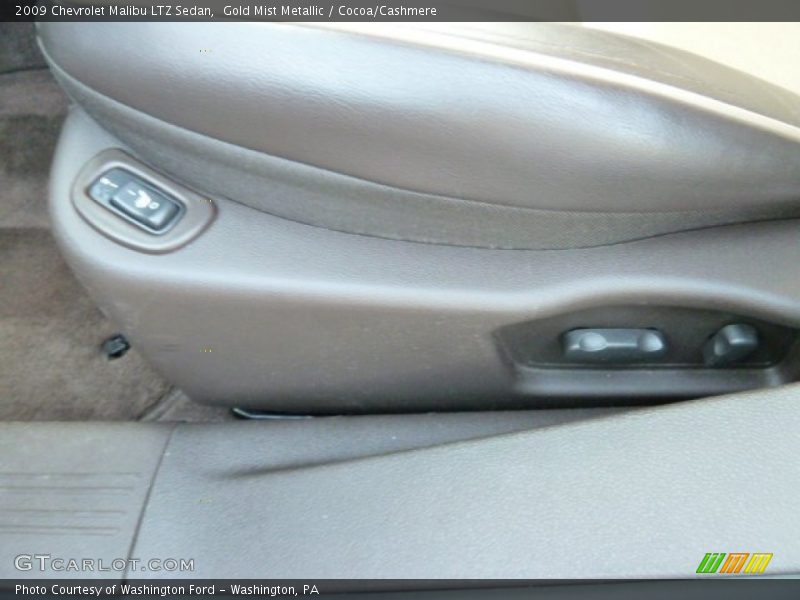 Gold Mist Metallic / Cocoa/Cashmere 2009 Chevrolet Malibu LTZ Sedan